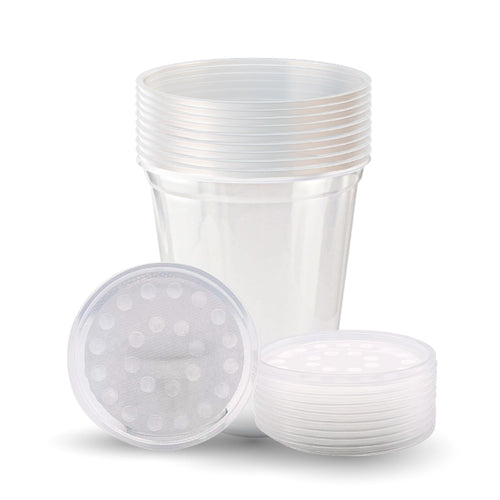 32oz Deli Cups w/ Vented Fabric Lids