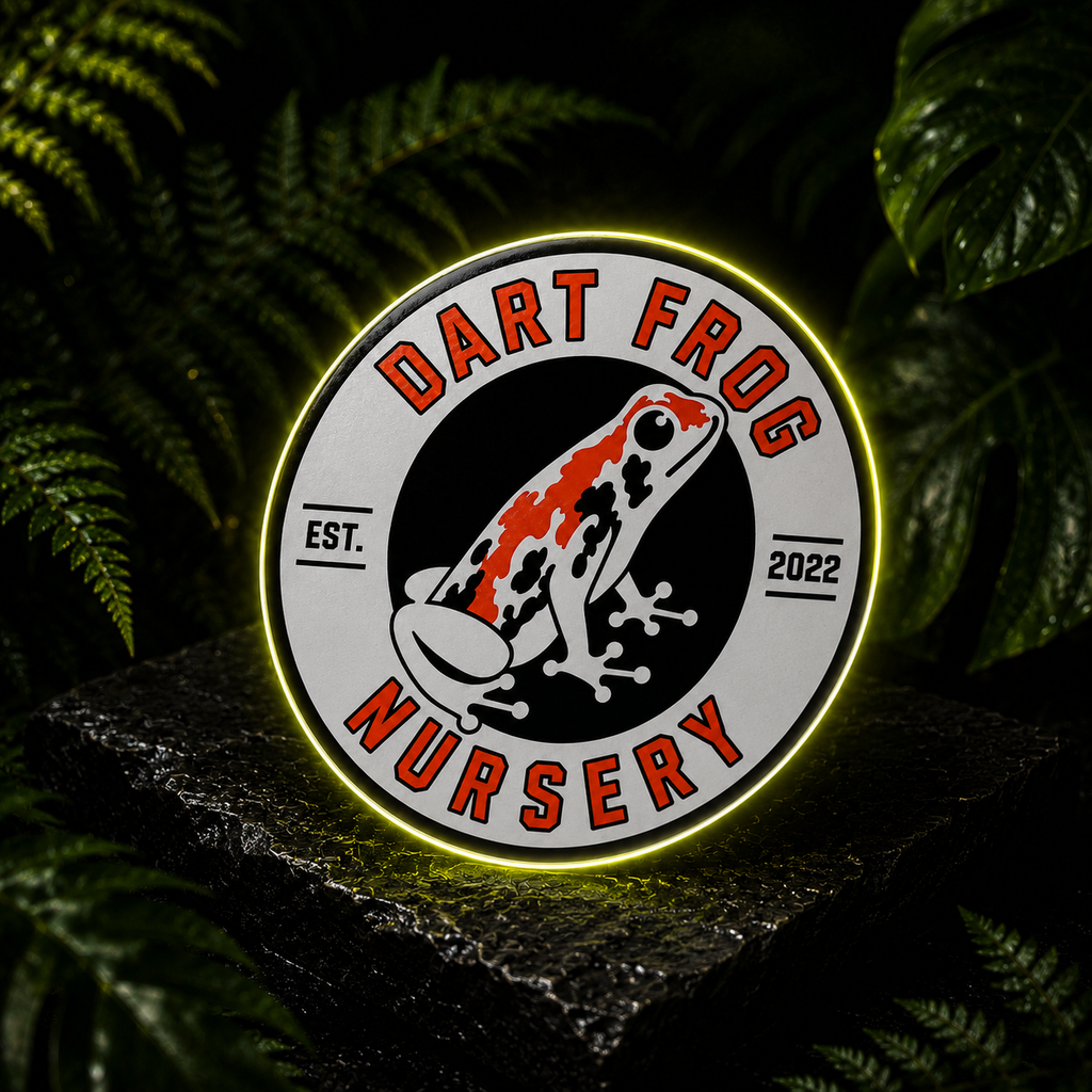 Dart Frog Nursery Logo Sticker